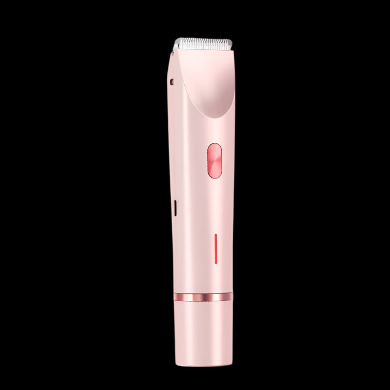 2 In 1 Hair Remover Women's Double Head Shaver Private Pubic Hair Trimmer Electric Razor Wet Dry Electric Body Hair